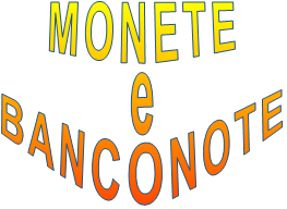 MONETE e BANCONOTE